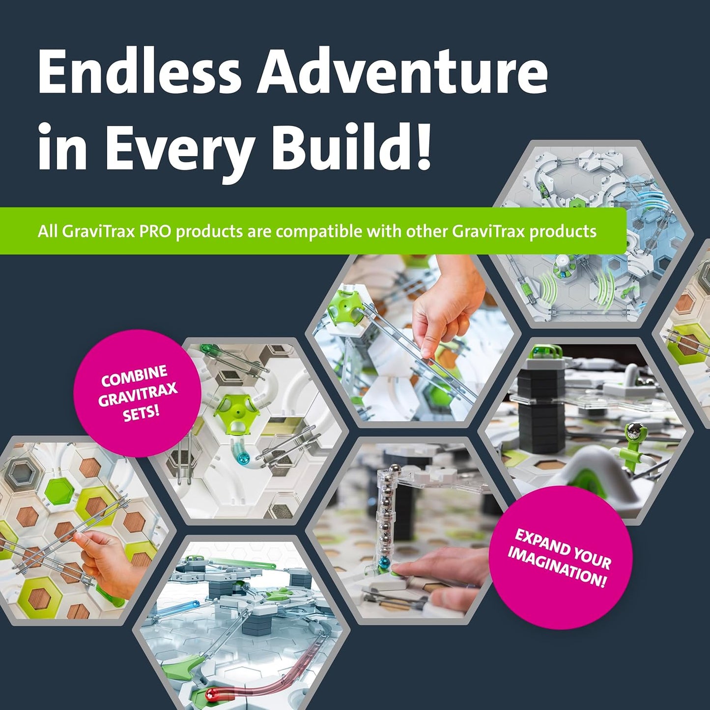 Ravensburger GraviTrax PRO Starter-Set Vertical. Interaktives Kugelbahnsystem, Konstruktionsspielzeug ab 8 JDCR-. Kombinierbar mit allen GraviTrax Produktlinien, Starter-Sets, Extensions & Elements