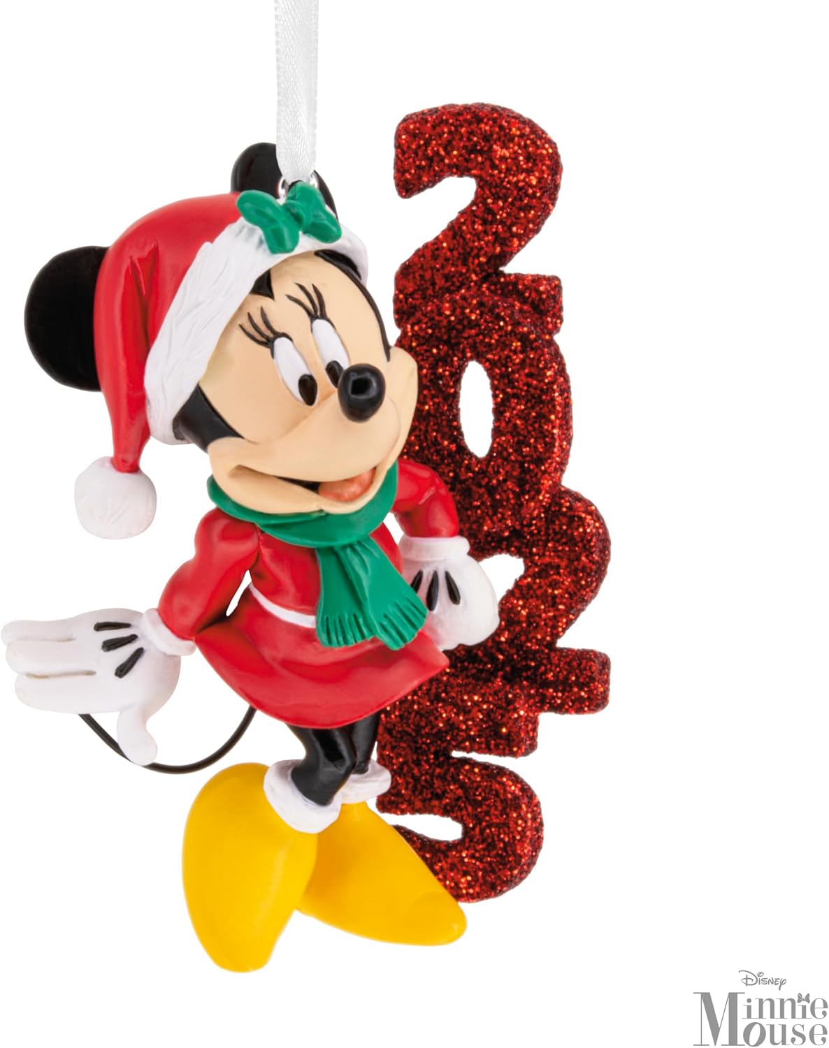 Hallmark Disney Minnie Mouse 2025 Adorno de Navidad, regalos para fanáticos de Disney