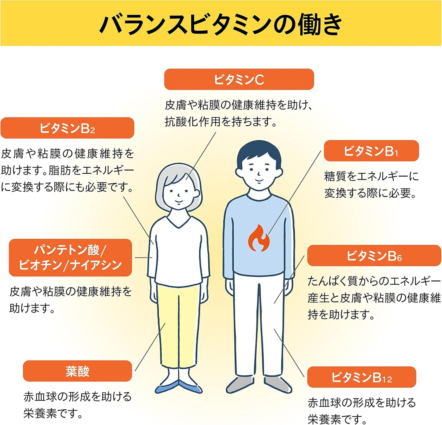 Nihon Shinyaku Balance Vitamin B Complex + C 3 Packs (180 Tablets 90-Day Supply) [Nutritional Functional Food] Clinically Tested Vitamin B1, Vitamin C, Folic Acid, Biotin, Vitamin B2, B6, B12, Niacin