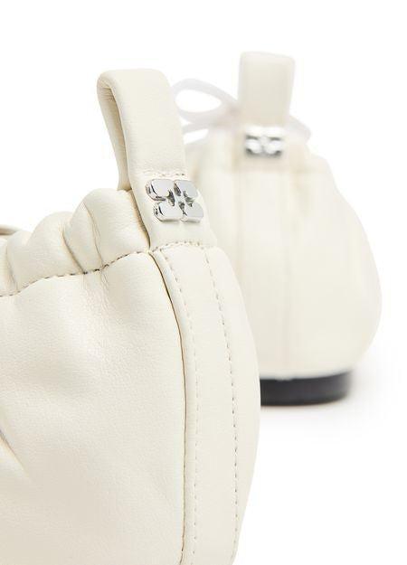GANNI Eyelets lace up ballerinas - Image 7