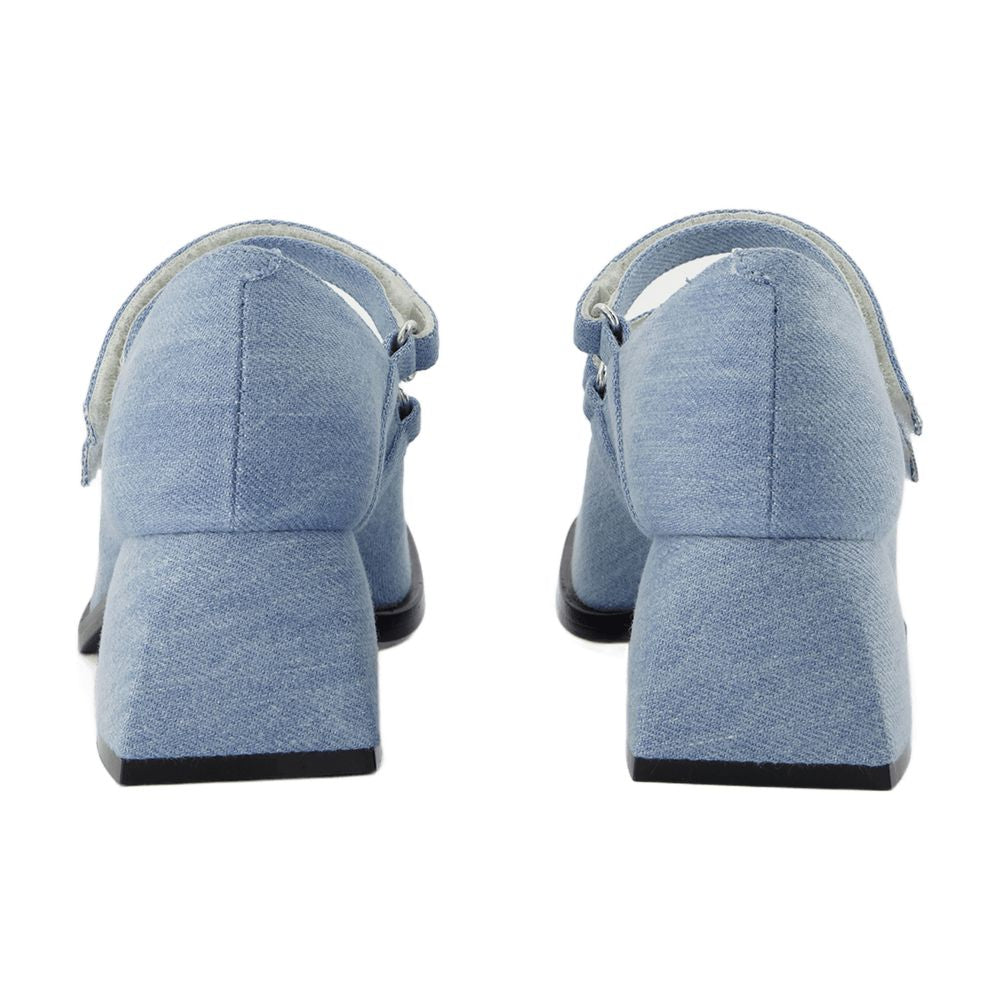 Nodaleto Bulla Bacara Pumps Nodaleto Blue Leather - Image 7