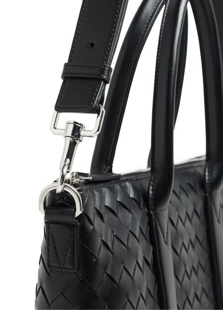 BOTTEGA VENETA イントレチャート ジップ付き ラージ トートバッグ - Image 7