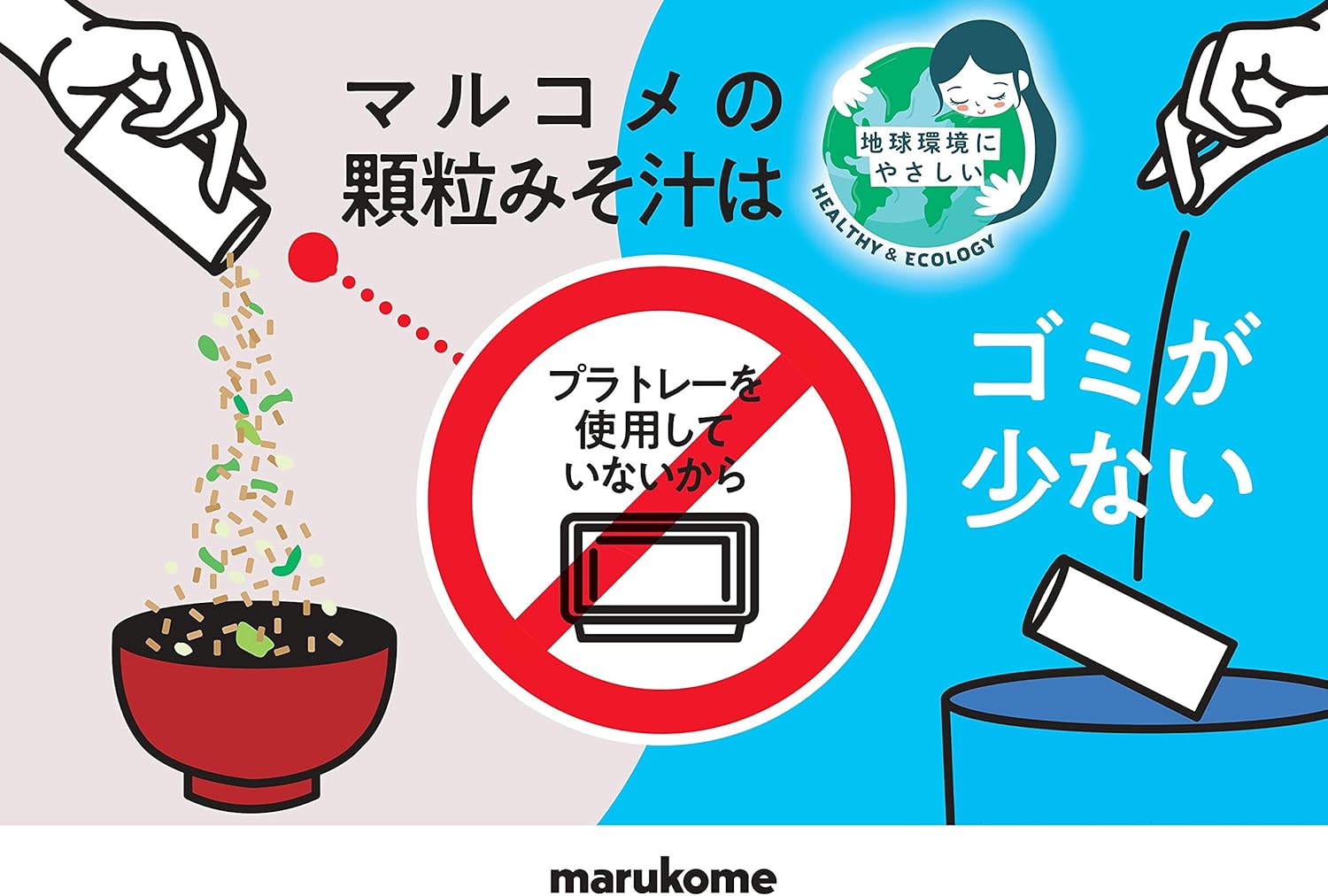 by Marukome Freeze Dried Miso Soup x 30 Servings (3 Varieties x 10 Servings) Shijimi, Tofu, Aosa Granule Type Miso Soup marukome