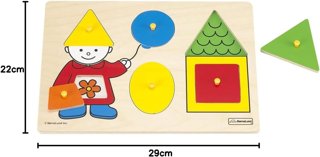 ボーネルンドオリジナル ( BorneLund Original ) ファースト シェイプパズル [6ピース] 2歳頃 HY711890