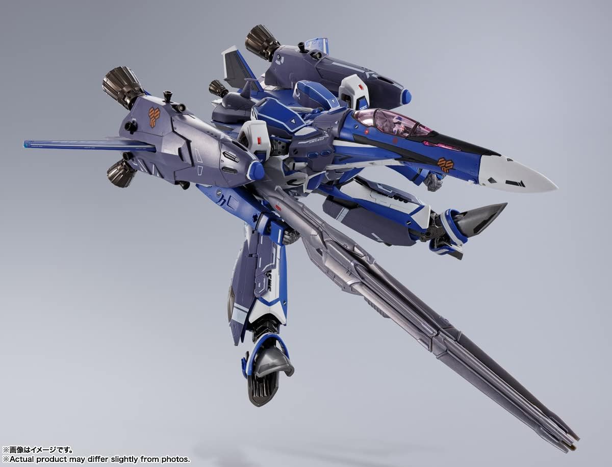 BANDAI SPIRITS DX Chogokin Macross F VF-25G Super Messiah Valkyrie (Michael Blanc Machine) Revival Ver. Approx. 11.8 inches (300 mm), ABS & PVC & Die-Cast Painted Action Figure
