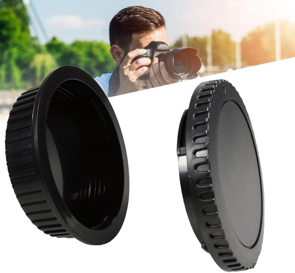 CHENLONB Lens Body Cap Lens Rear Cover for Canon Canon EOS Series Common and Compatible Cap Set of 2