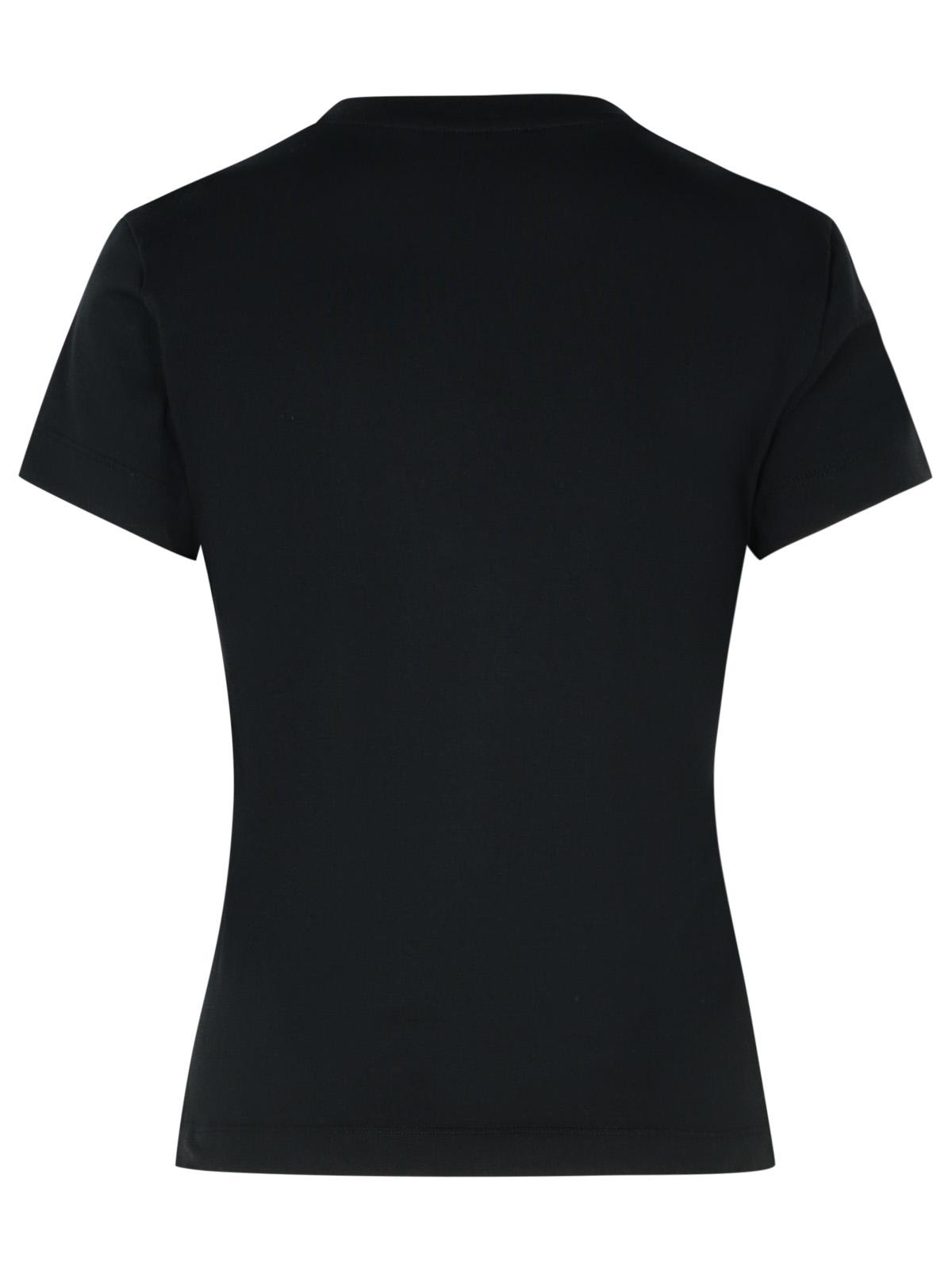 Moschino モスキーノジーンズブラックコットンTシャツ - Image 7