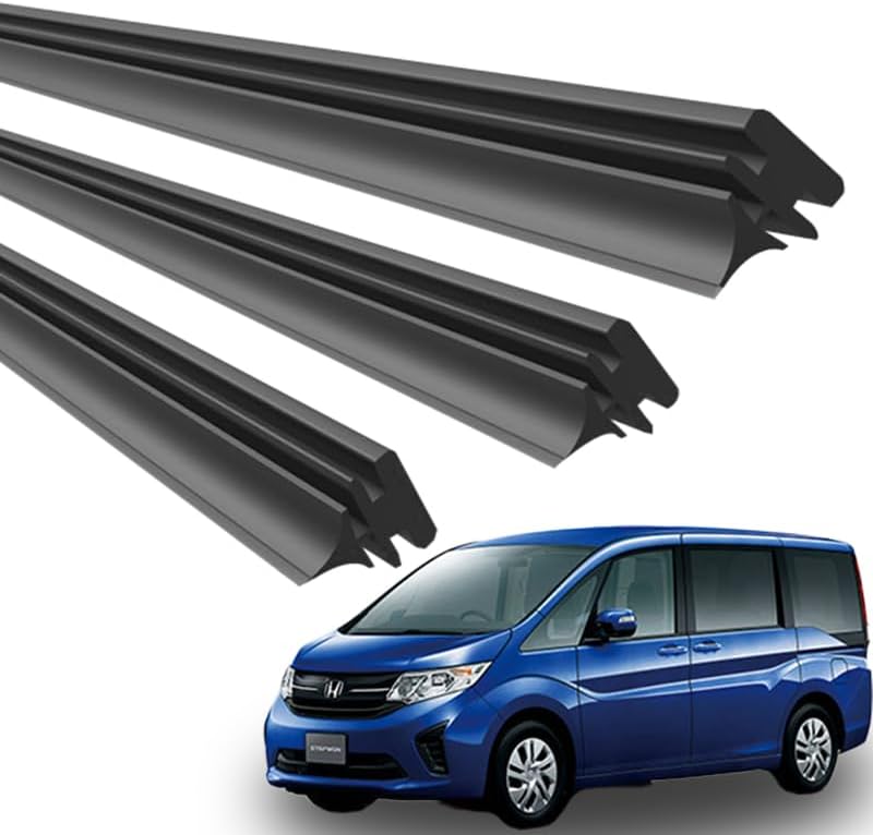 ProTorque Step Wagon Wiper Replacement Rubber RP1 RP2 RP3 RP4 RP5 Genuine Compatible Honda Honda Honda Genuine Replacement Driver Passenger Seat Rear Set of 3 Custom Parts Replacement [Parallel Import
