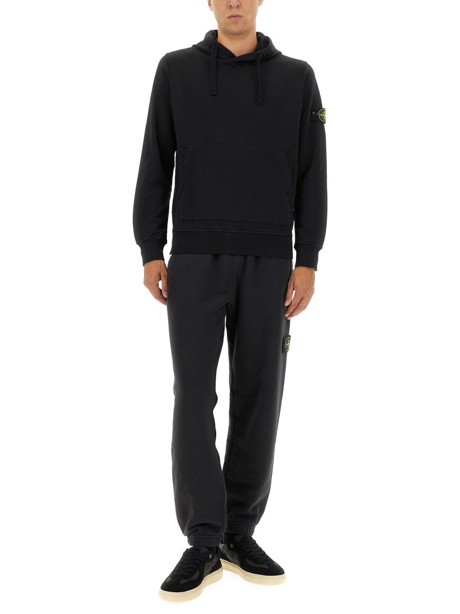 Stone Stone Island Fleece Jogger Pants - Image 7