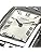 Seiko SWR083 Women's Wristwatch, Rectangle Face, Quartz, Silver, Bracelet Type