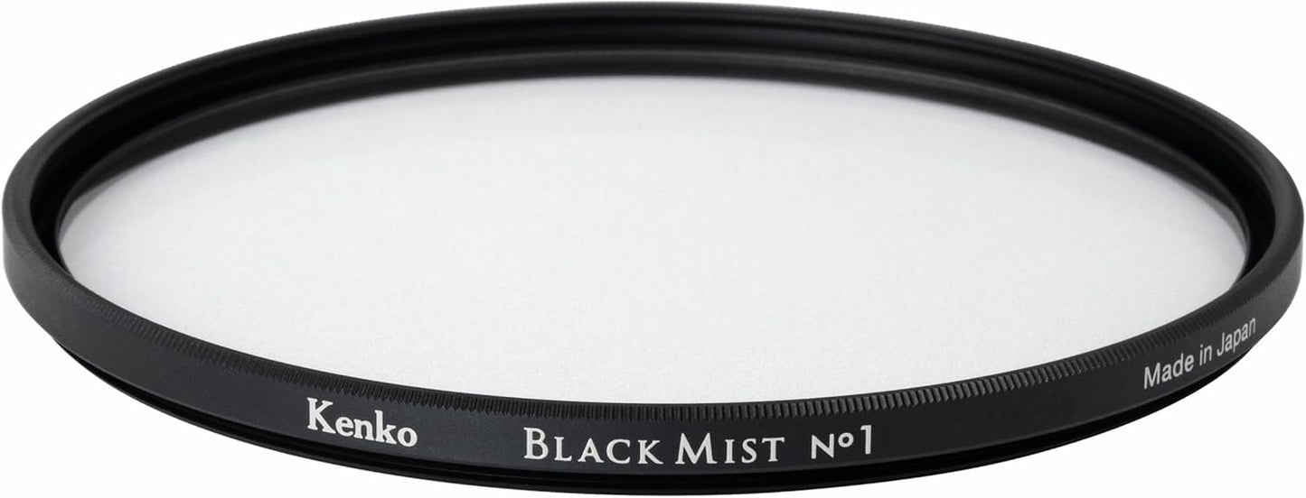 Kenko 049235 Mist Filter, Black Mist, No.1 N, 1.9 inches (49 mm), Soft Diffusion Effect, Strongly Soften Light, Like a Movie Scene, Thin Frame Compatible with Wide Angle Lenses, Water and Oleophobic
