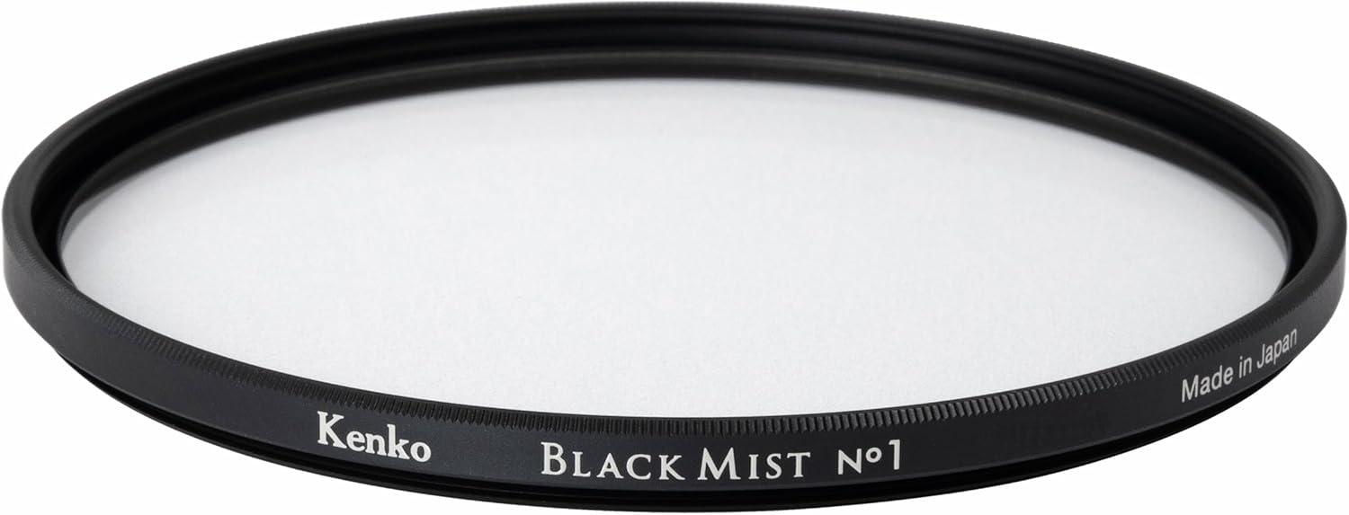 Kenko 049235 Mist Filter, Black Mist, No.1 N, 1.9 inches (49 mm), Soft Diffusion Effect, Strongly Soften Light, Like a Movie Scene, Thin Frame Compatible with Wide Angle Lenses, Water and Oleophobic