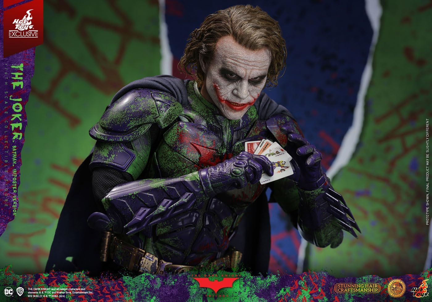 HOT TOYS The Dark Knight 1/6 Joker (Batman In Poster Artisan Version) Action Figure