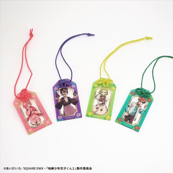 F-toys Confect TV Anime "Jibound Shonen Hanako-kun 2" Amulet Style Acrylic Key Holder, Pack of 10, Candy Toy, Gum (Full Comp )