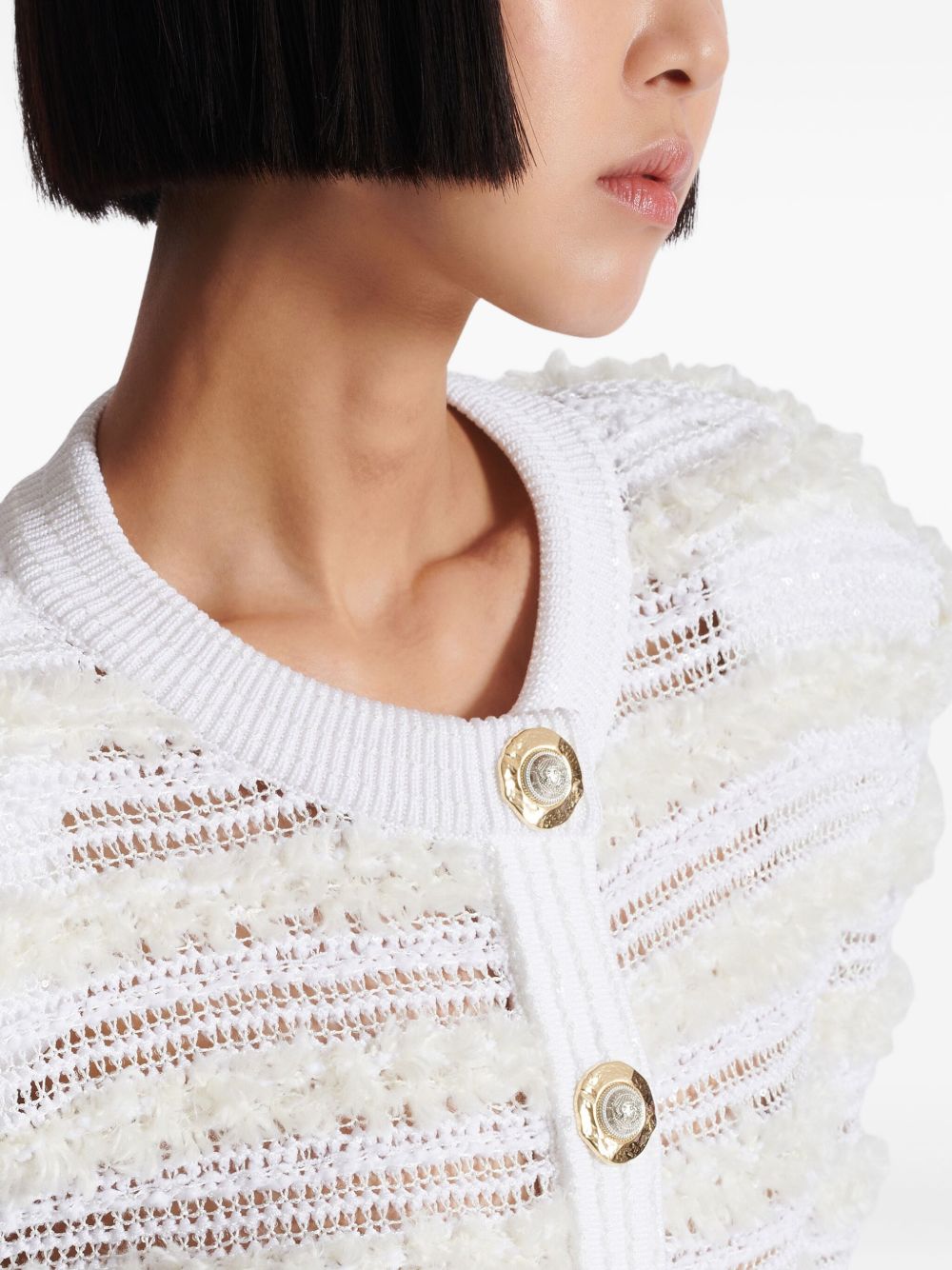 Balmain バルメインツイードカーディガン - Image 7