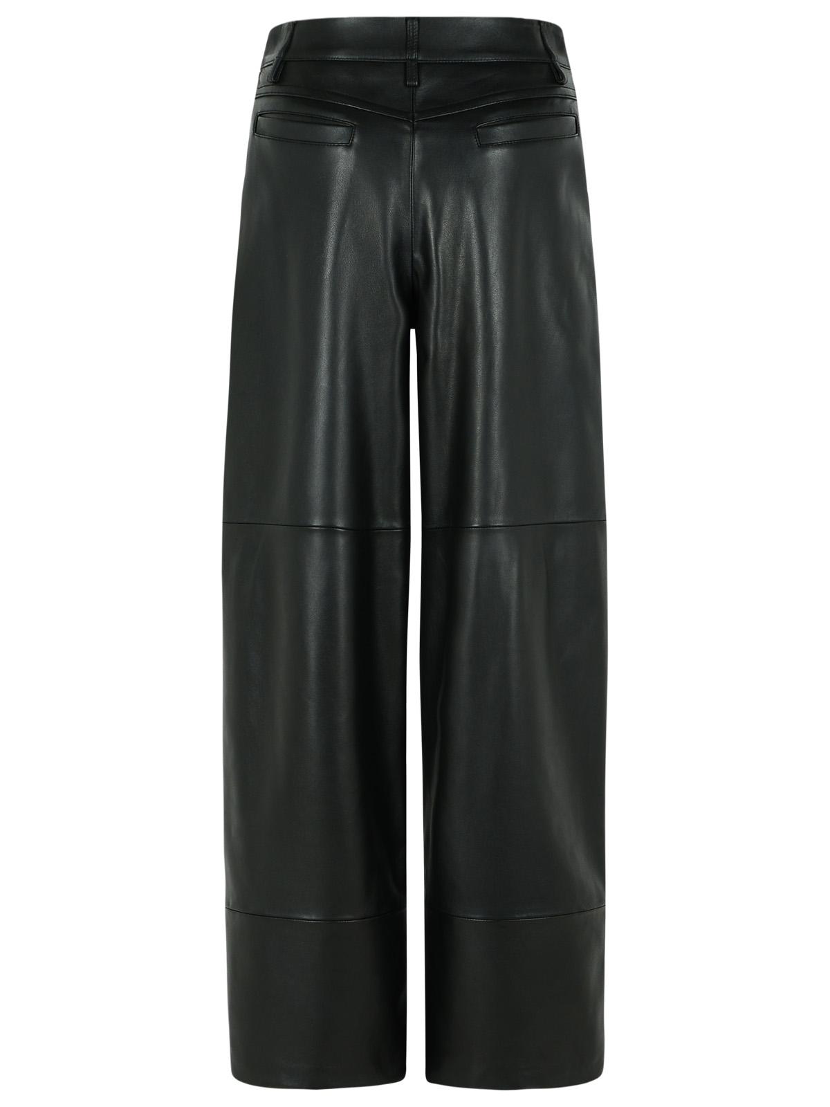 Sportmax SportMax 'Garbo' Black Nappa Lear Pants - Image 7