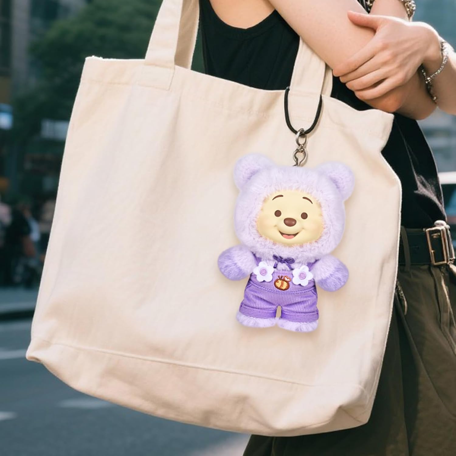 TOP TOY Disney Pooh Plush Toy Series [1 Piece] Gacha Gacha Blind Box Figure Plastic Model Premium Soft Vinyl Birthday Present for Disney Character Collectors