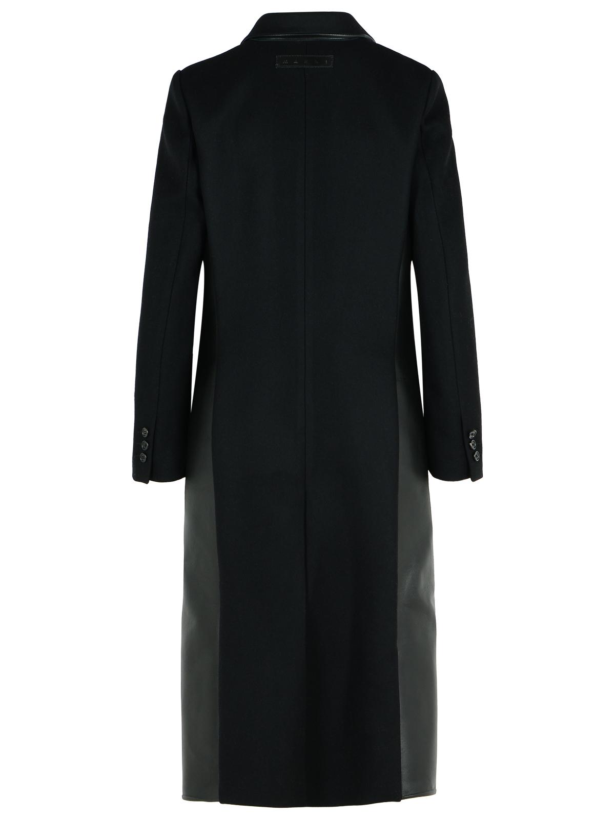 Marni マルニブラックリアとバージンウールコート - Image 7