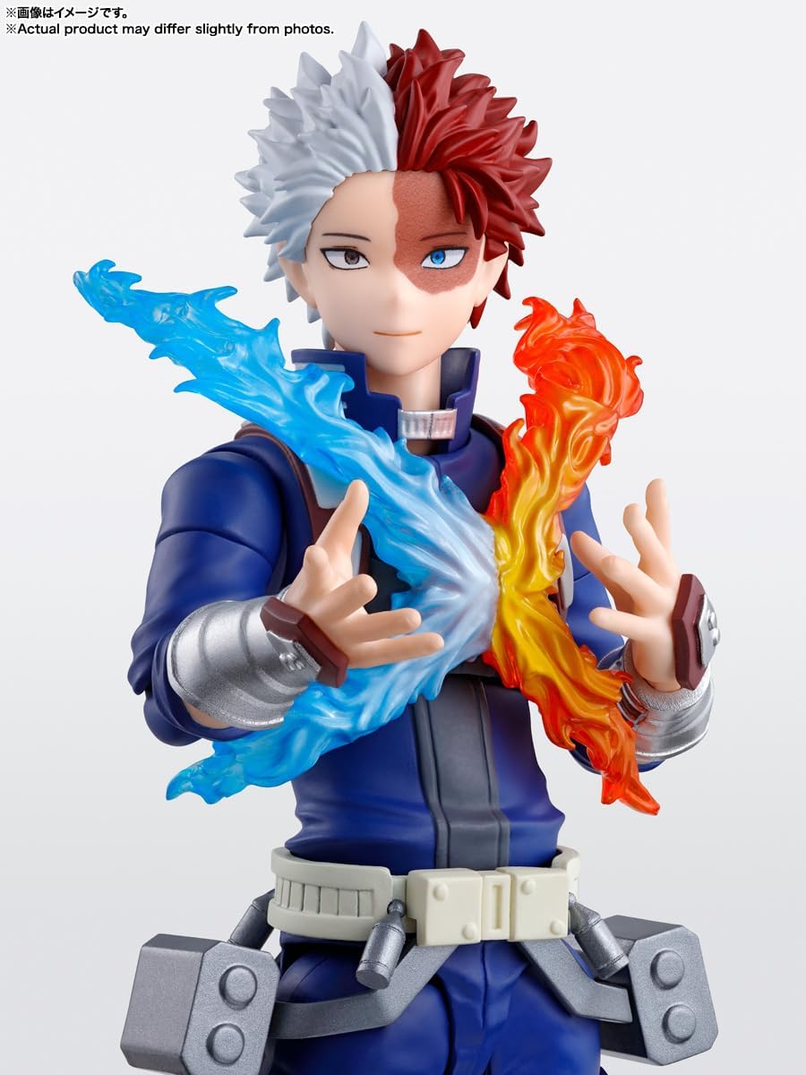 TAMASHII NATIONS S.H. Figuarts My Hero Academia Shoto Todoro, Approx. 5.9 inches (150 mm), PVC & ABS, Pre-painted Action Figure