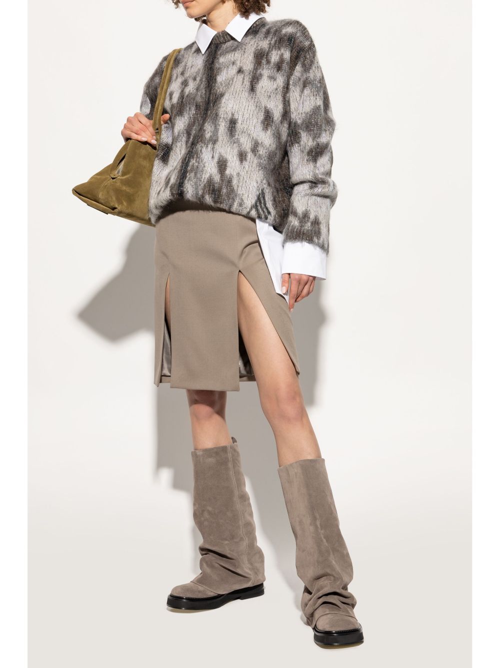 The Attico Robin Suede Leather Combat Boots - Image 7