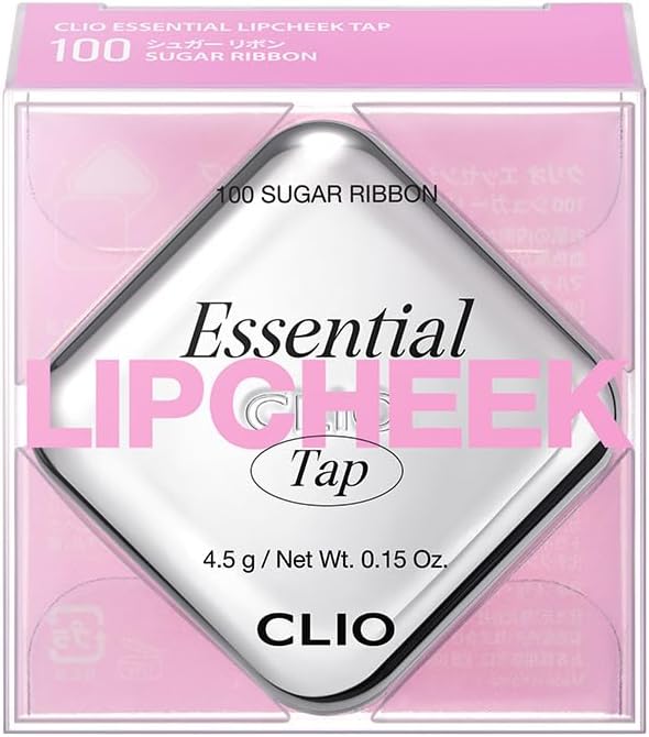 Clio Essential Lip Cheek Taps ESSENTIAL LIPCHEEK TAP (100 SUGAR RIBBON, 1 piece)