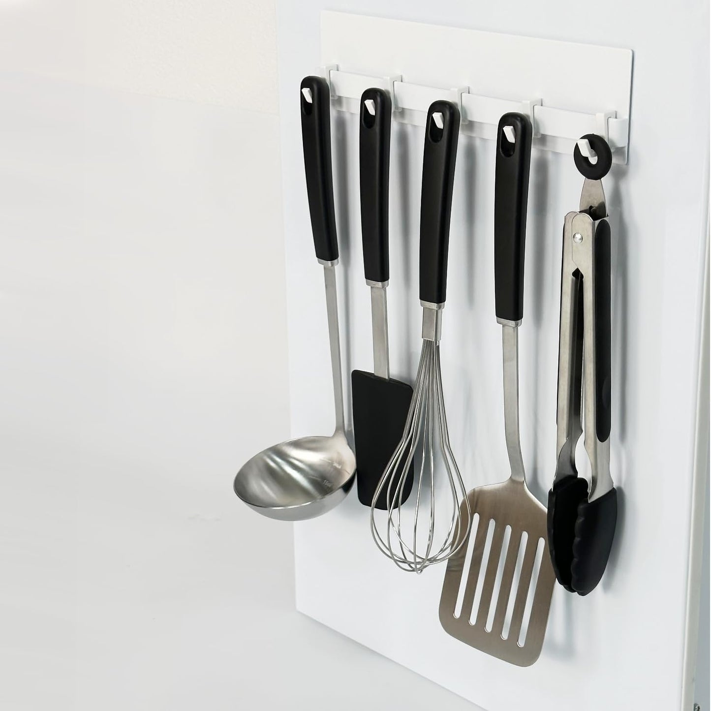 Concealable Condiment Rack, Stylish Condiment Rack, Drawer Rack, Top Rack Movable, Condiment, Spice, Bottle, Space-saving, Next to Stove, Above Sink, Large Capacity Kitchen Storage (Tool Hook White)