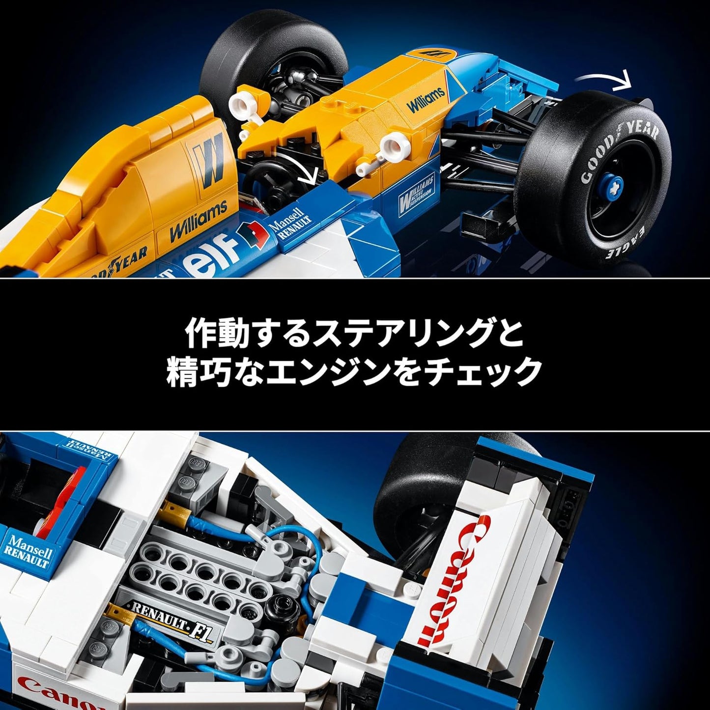 Lego 10353 Williams Racing FW14B & Nigel Mansell Toy Toy Birthday Present Block Male Female Vehicle Car Mini Car