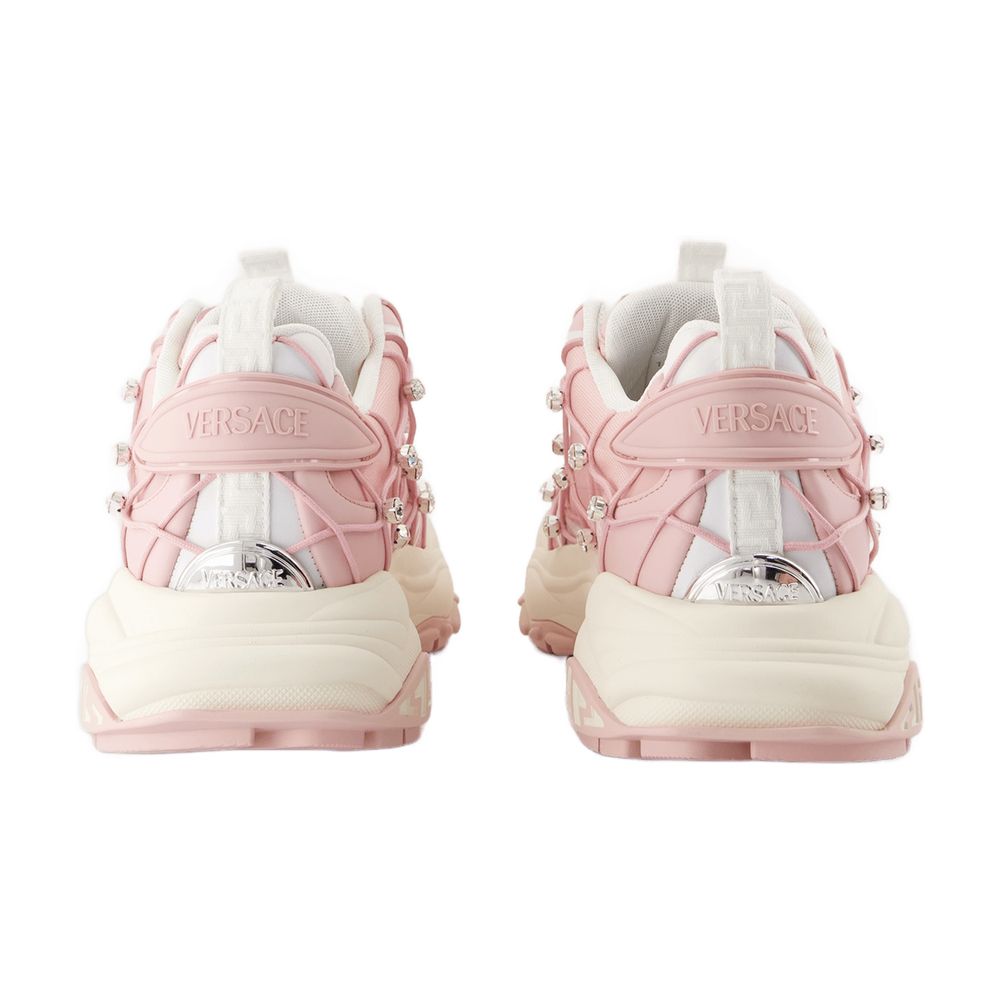 Versace スニーカーヴェルサーチレザーピンク - Image 7