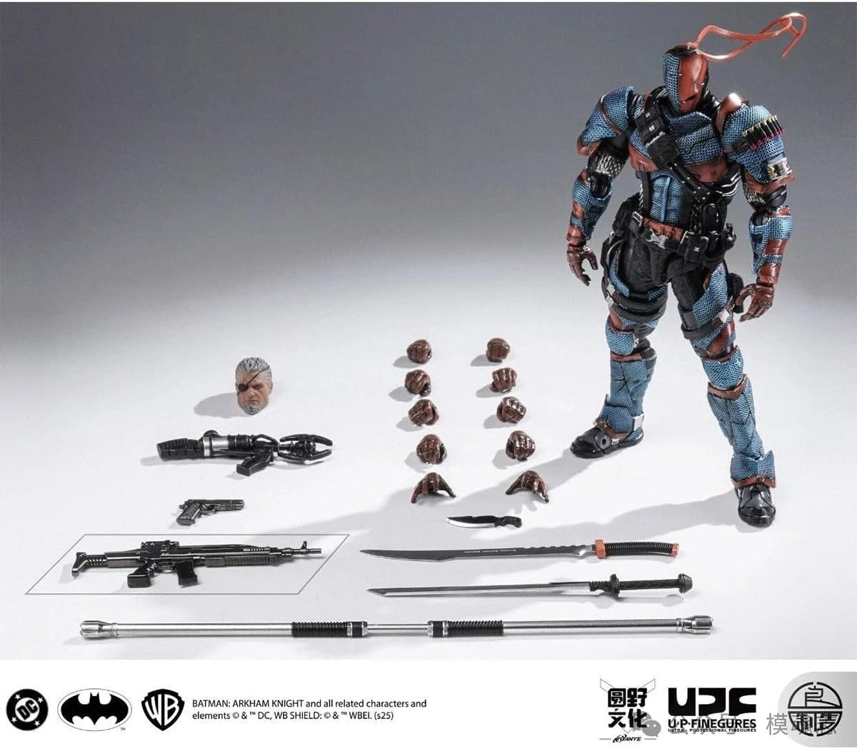 HiPlay DC002 Fine Manufacturing 1/12 "Batman: Arkham Knight" Deathstroke Action Figure, Painted, Finished Product