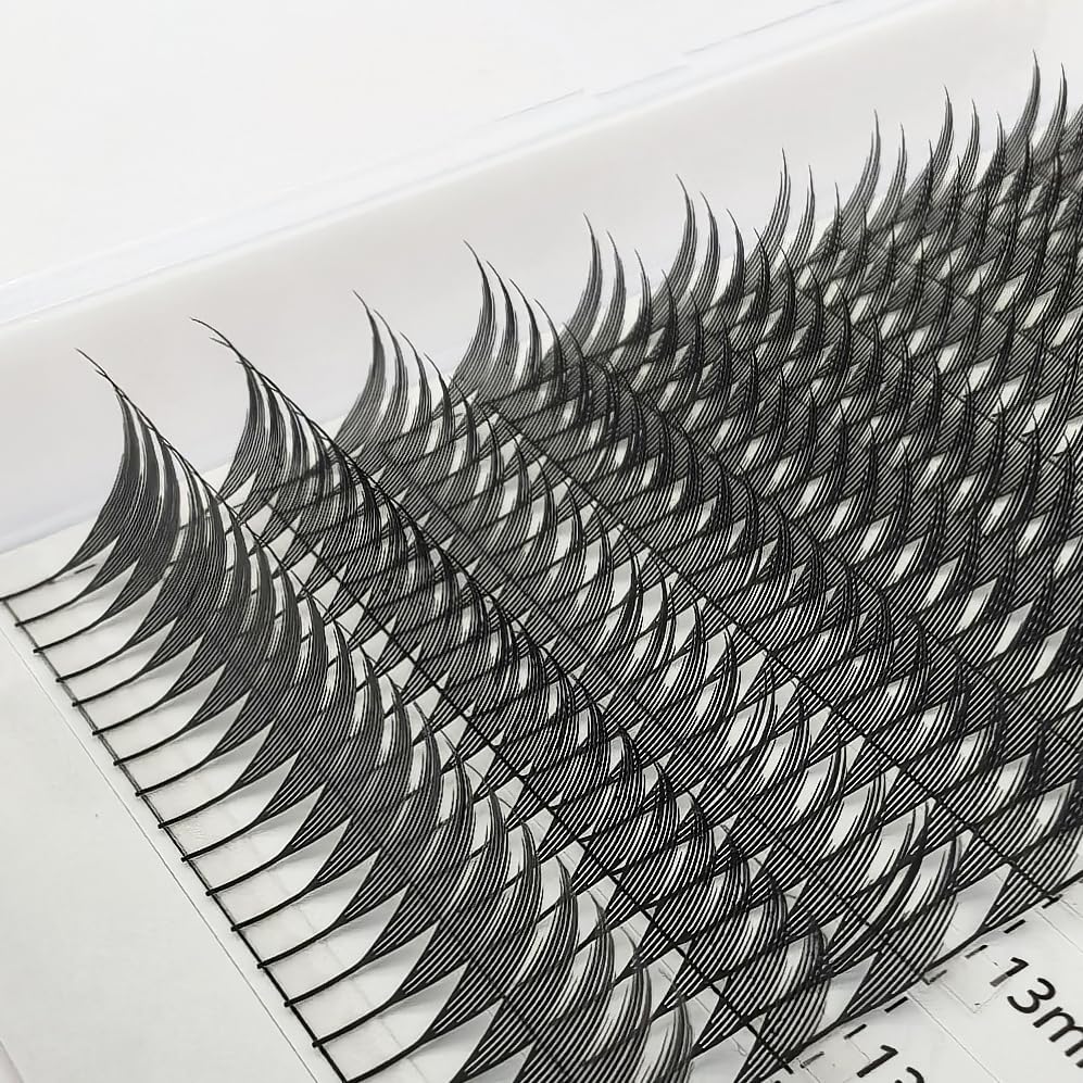 Eyelash Extensions 3 Box Cartoon Style False Eyelashes C D Curl 0.07mm 0.07mm 8-15mm Feathers Shape Cartoon Pointed False Eyelashes Cluster Comic Spire Eyelashes Anime Eyes Lash (Spire, C-0.07mm)