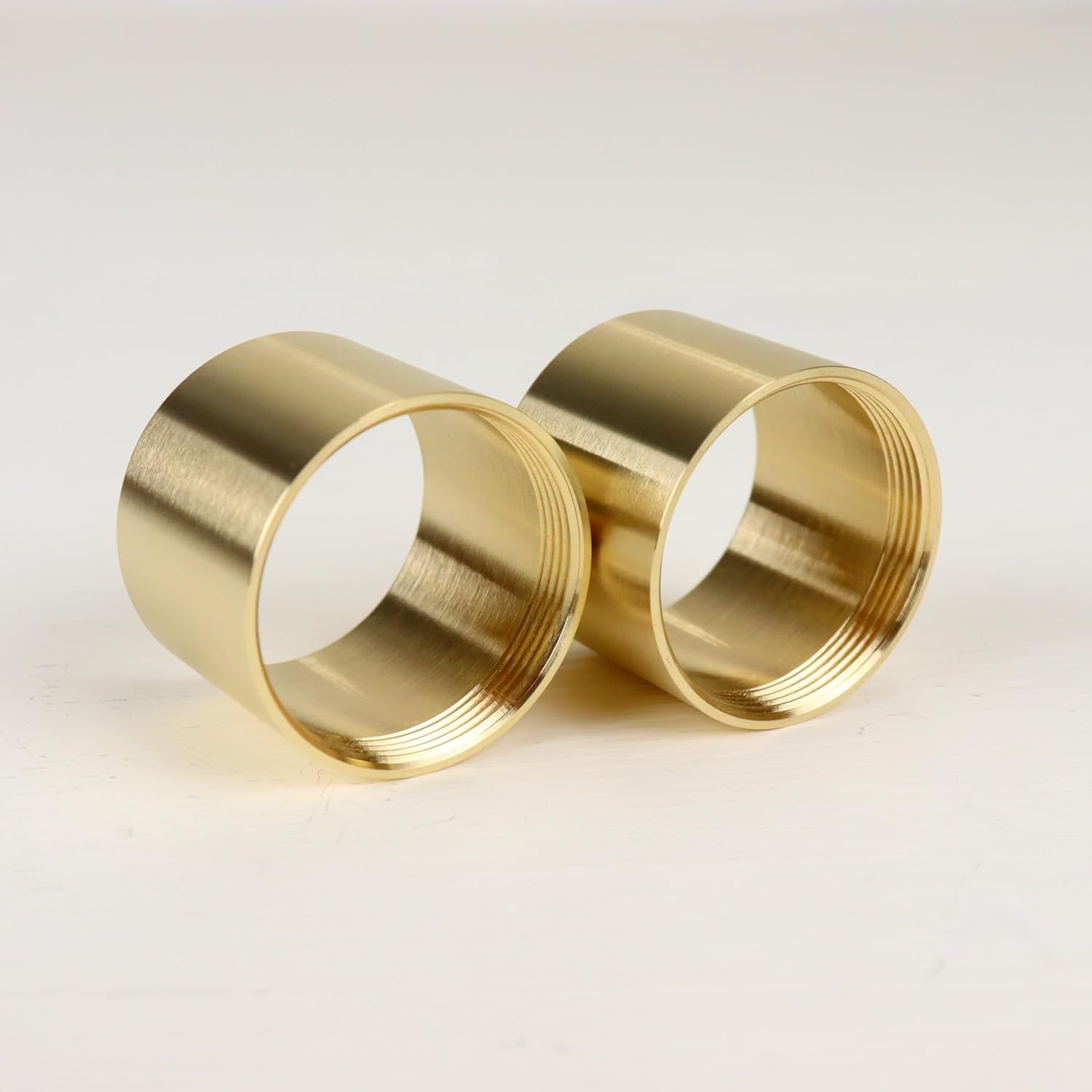 Craftsman Finish Solid Brass Pipe Bracket Hanger Pipe Socket Pipe Holder Fixing Hardware Set of 2 25 mm