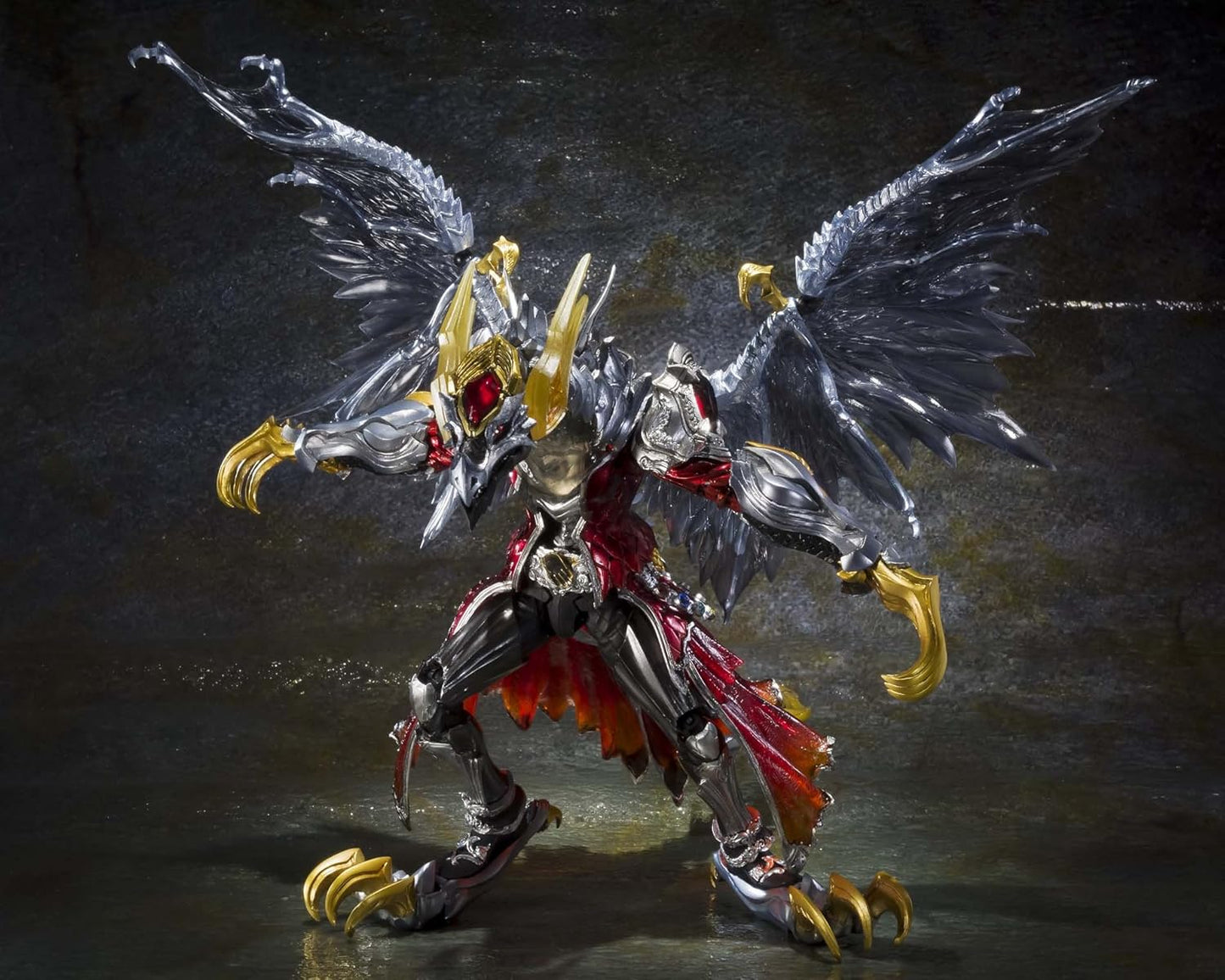 Bandai Tamashii Nations S.I.C. Kamen Rider Wizard Flame Doragon and All Doragon Set "Kamen Rider Wizard" Figure