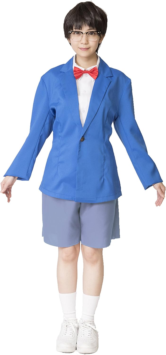 Clearstone (クリアストーン) Nari Chara Research Club Cosplay, Halloween, Obotchan Elementary School Student, Unisex, Blue