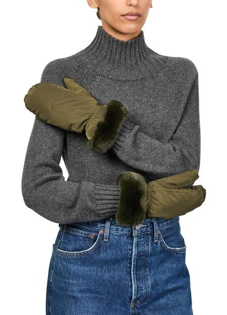 YVES SALOMON Puffer jacket with a fox fur collar - Image 7