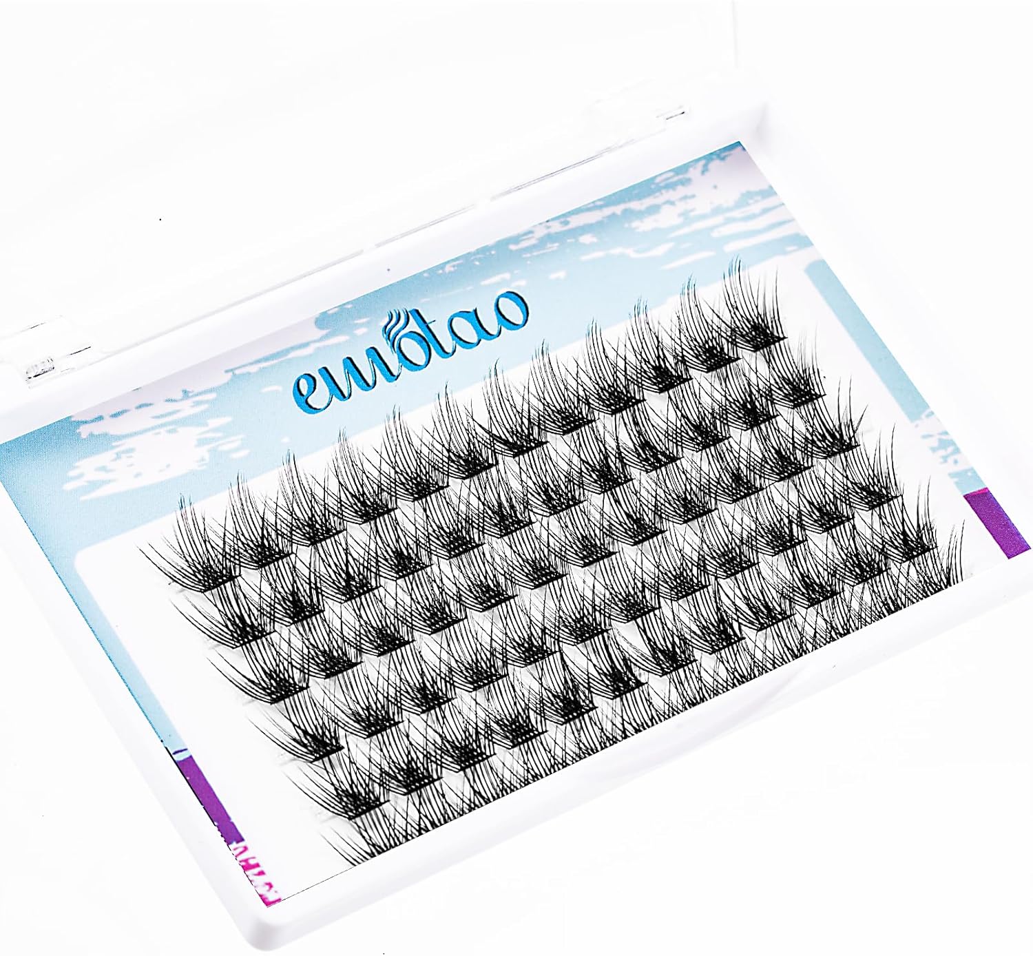 Partial False Eyelashes, Natural, Humanized Eyelashes, Beginners, For Parts, Point False Eyelashes, Matsueku, Self False Eyelashes, Bunch, Home Self Pine Extension, Large Capacity (3D Flowering)