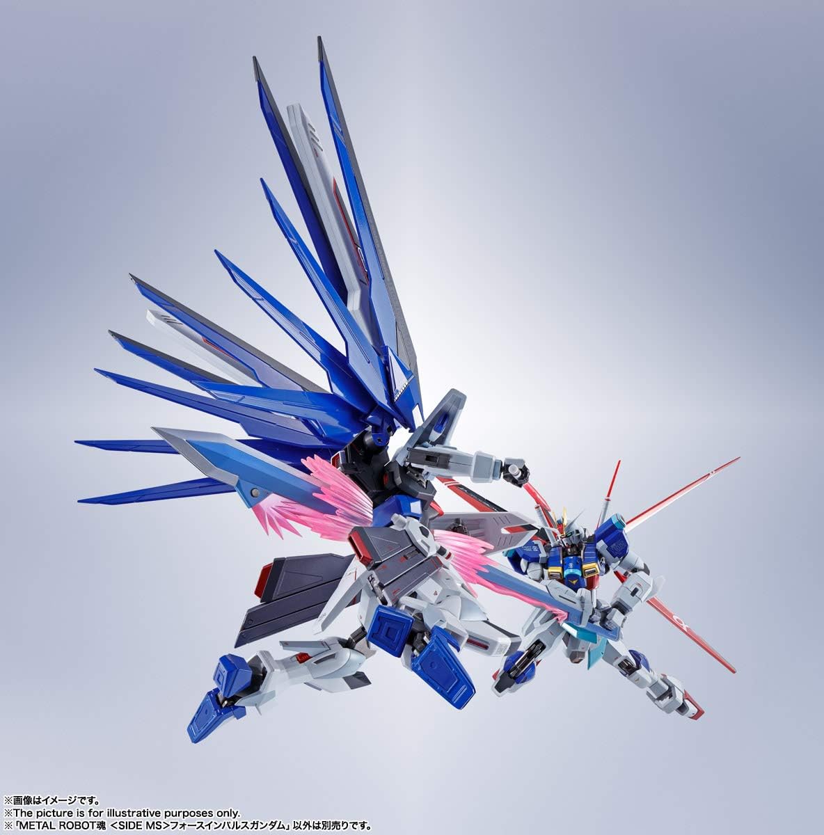 Metal Robot Spirits Mobile Suit Gundam SEED DESTINY Side MS Force Impulse Gundam, Approx. 5.5 inches (140 mm), ABS & PVC & Die Cast Pre-painted Action Figure