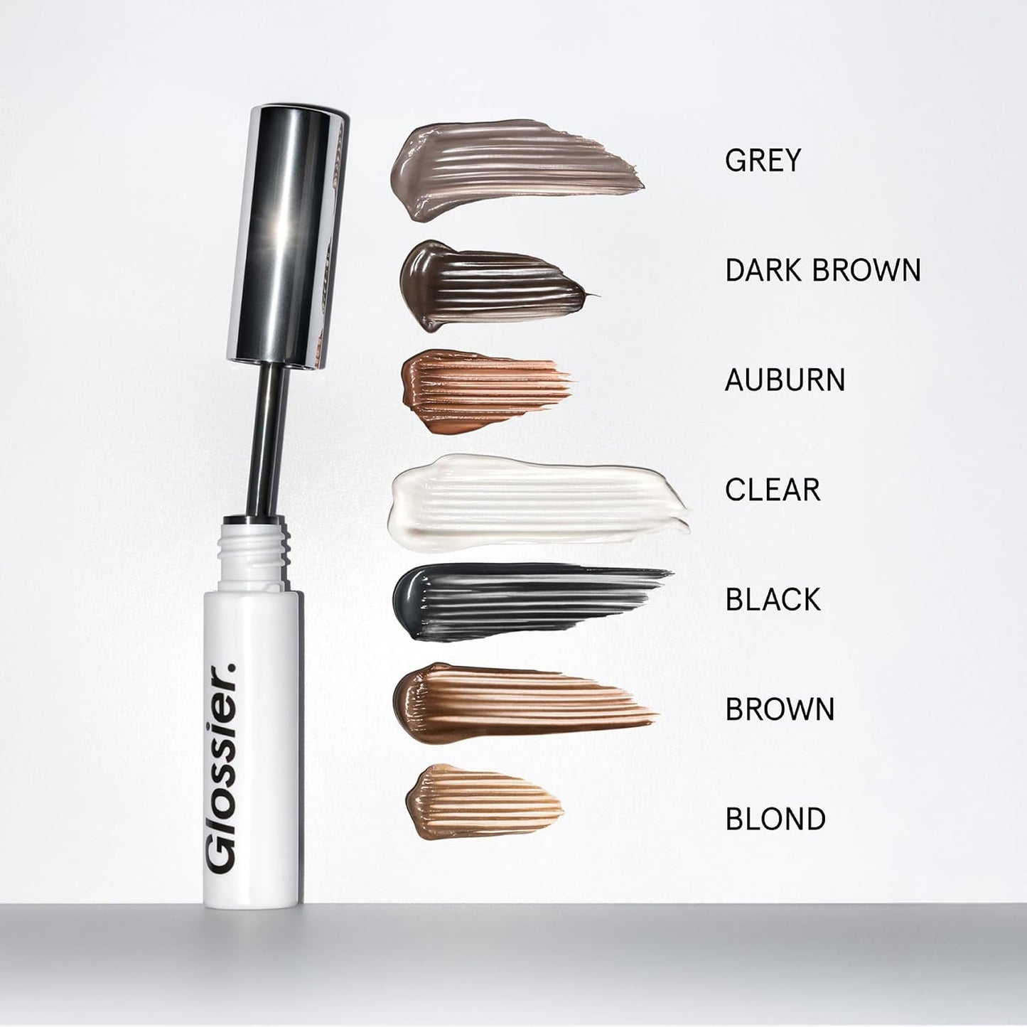 Glossier Boy Brow, Brown Eyebrow Gel & Volumizing Pomade - Creamy Tinted Brow Gel, Defines, Conditions & Thickens - Flexible Hold, No Stiffness, Beeswax & Hyaluronic Acid - Dermatologist Tested