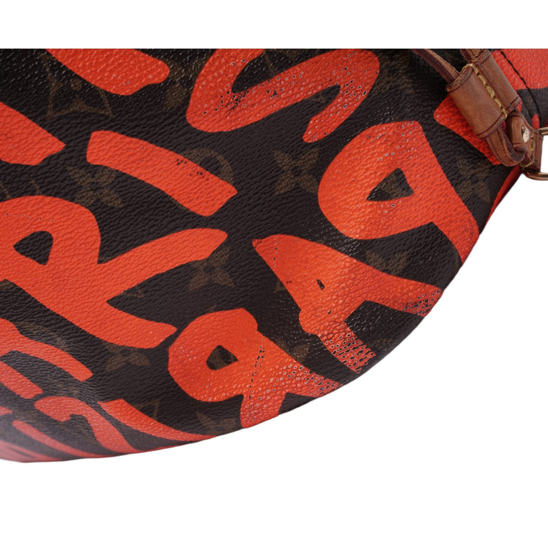 LOUIS VUITTON 'MONOGRAM ORANGE GRAFFITI' NEVERFULL GM BAG