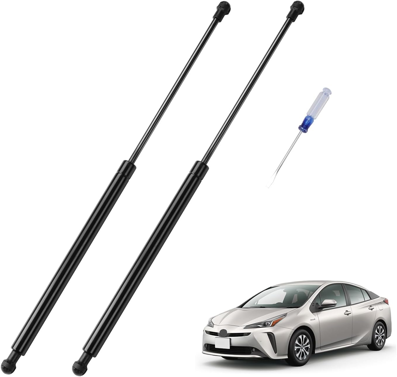 Toyota Prius 30 Series Back Door Damper, ZVW30 ZVW35, 3rd Generation, Rear Gate Damper, Back Door Balancer, Easy Installation, No Drilling Required, Compatible with Car Inspection, Genuine