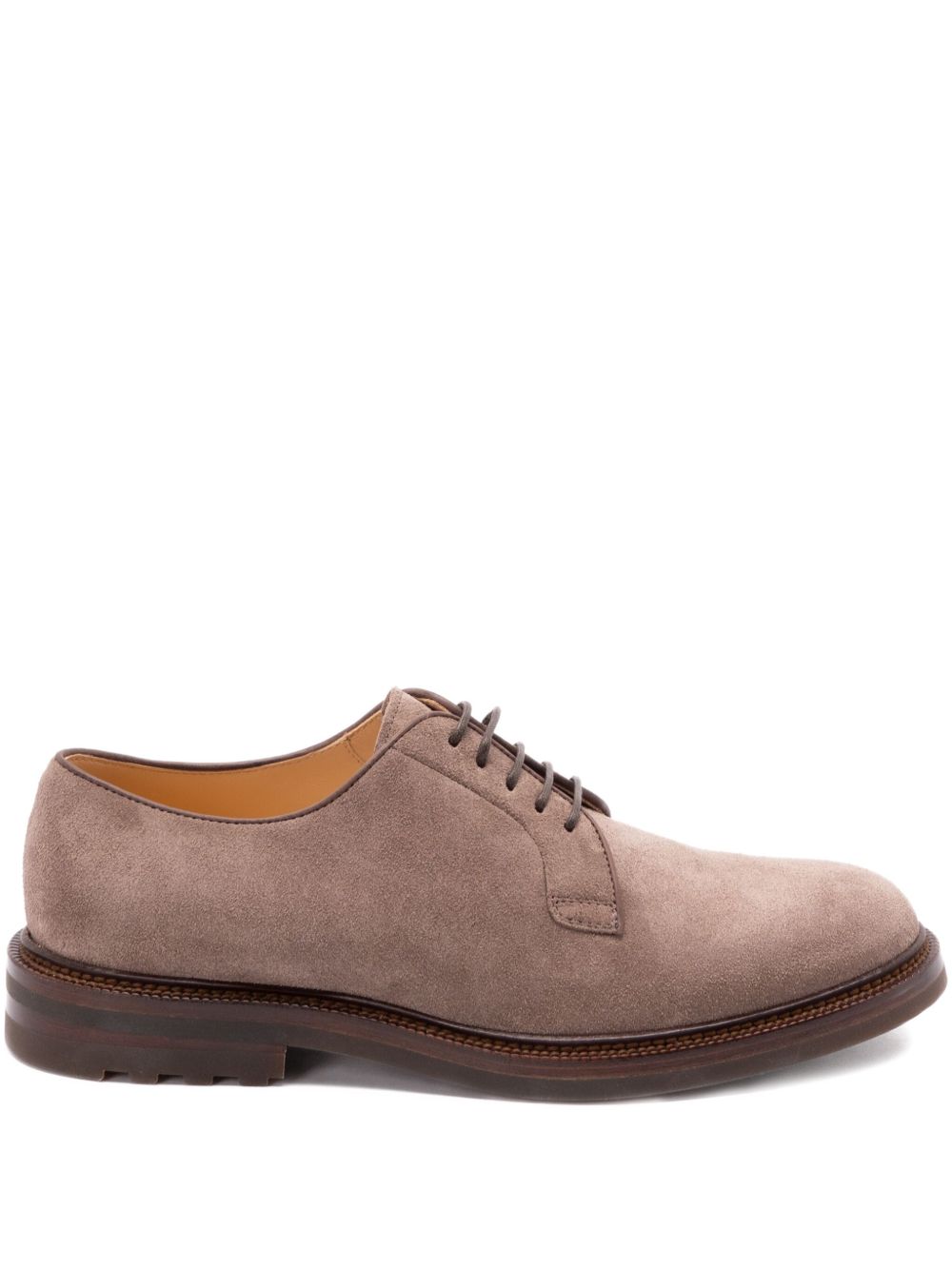 Brunello Brunello Cucinelli Suede Leather Lace Up Shoes - Image 7