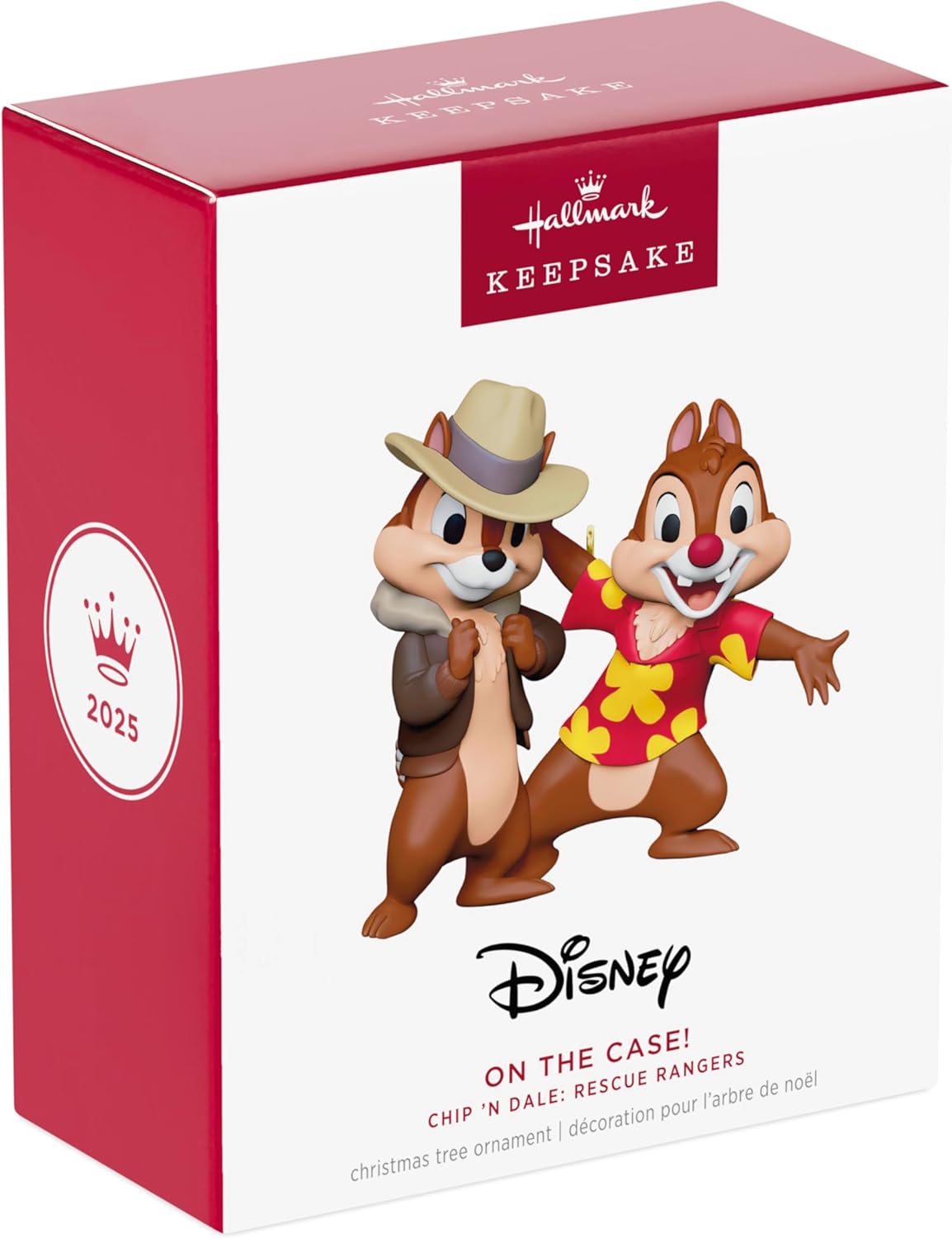 Adorno de Navidad distintivo Hallmark Keepsake 2025, Disney Chip 'n' Dale: Rescate en Acción, Regalos para fans de Disney