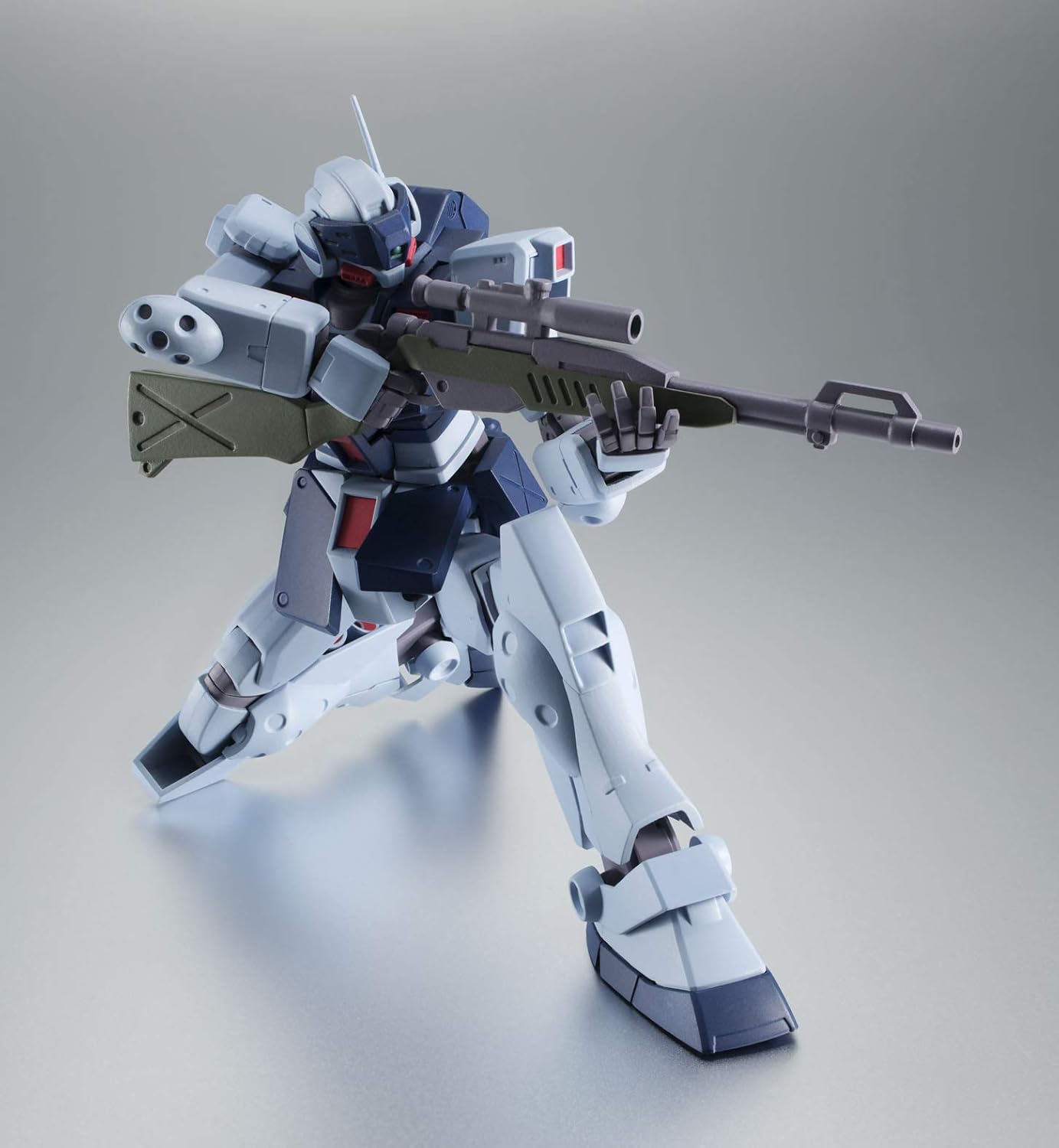 The Robot Spirits Mobile Suit Gundam 0080, Side MS, RGM-79SP GM Sniper II Version, A.N.I.M.E., Approx. 4.9 inches (125 mm), Made of ABS & PVC, Painted, Articulated Figurine