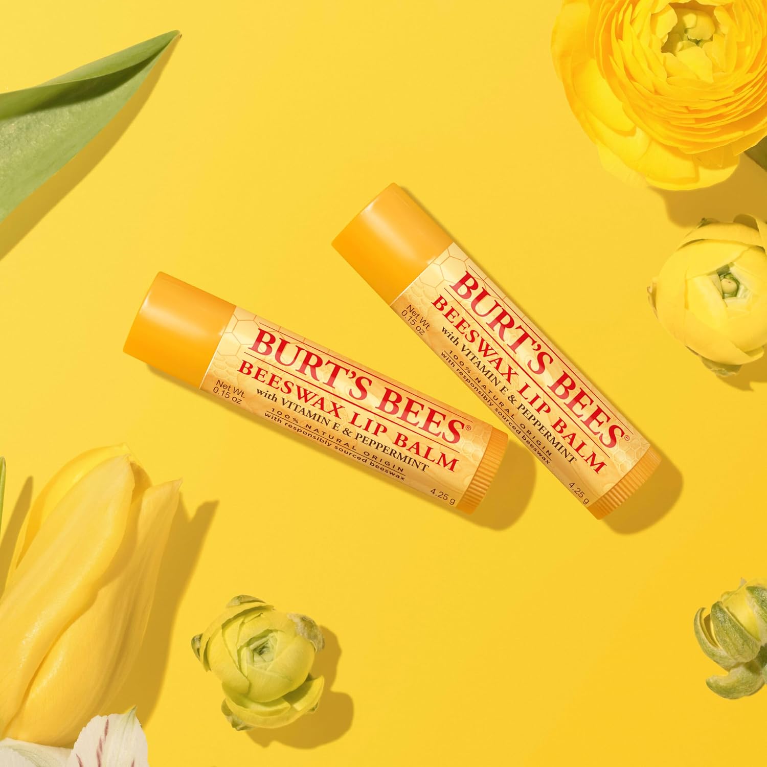 Burt's Bees Back To School Gift Ideas, Lip Balm - Original Beeswax 12 Count Pack in Bulk, Lip Moisturizer With Responsibly Sourced Beeswax, Natural Origin Conditioning Lip Treatment, 12 Tubes, 0.15 oz