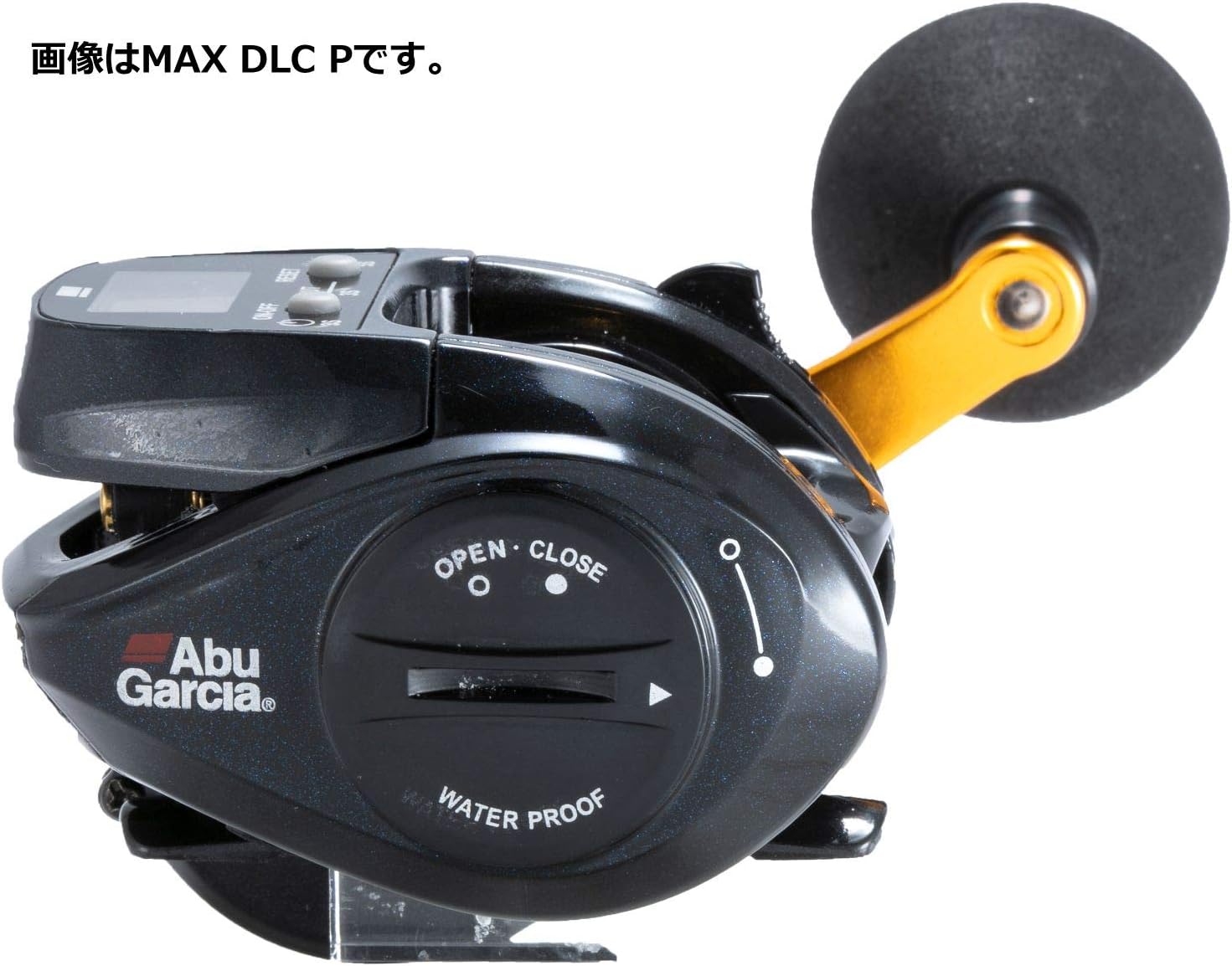 Abu Garcia MAX DLC DLC-P Power Handle Model with Digital Line Counter, Right-Hand Retrieve (English Language Not Guaranteed)