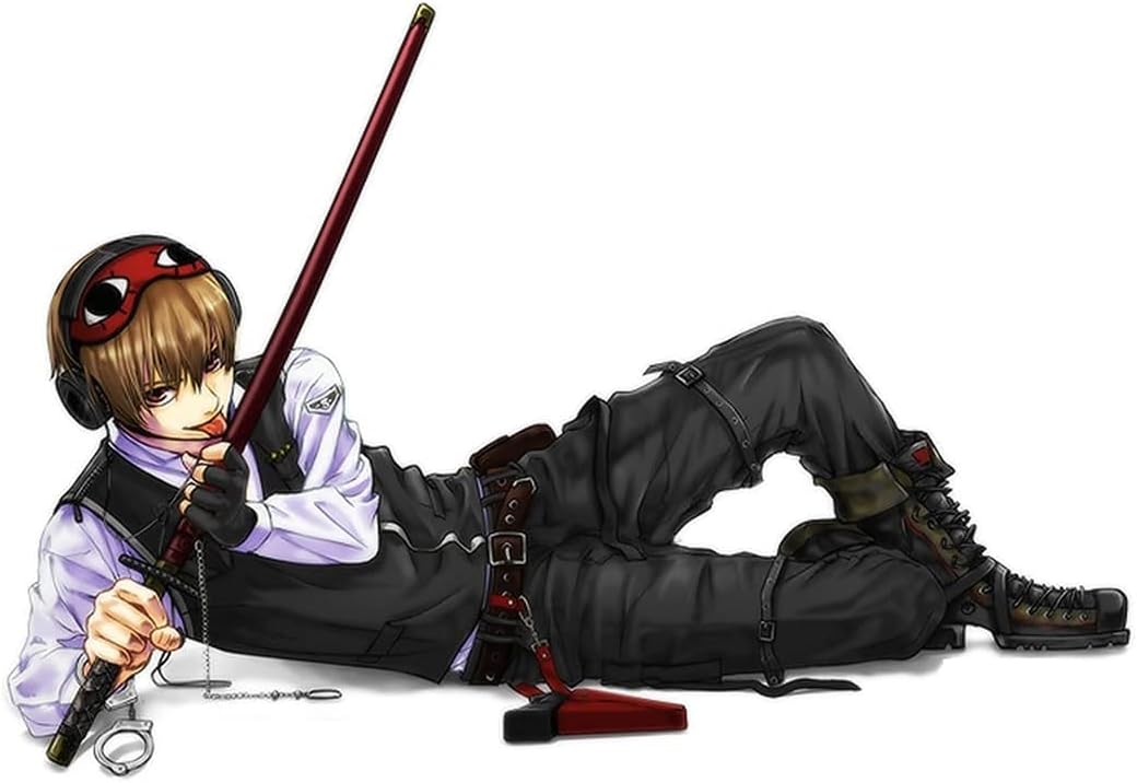 Yiteng Sleep Mask Gintama Sogo Okita Wind Eye Mask Costume Accessory Unisex One Size