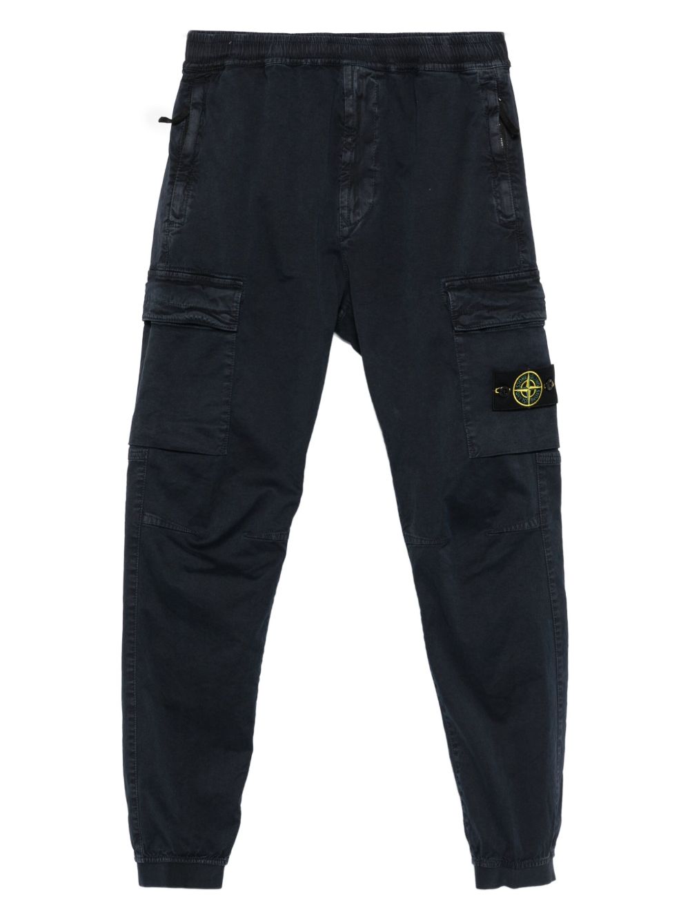 Stone Stone Island Logo Cotton Cargo Trousers - Image 7