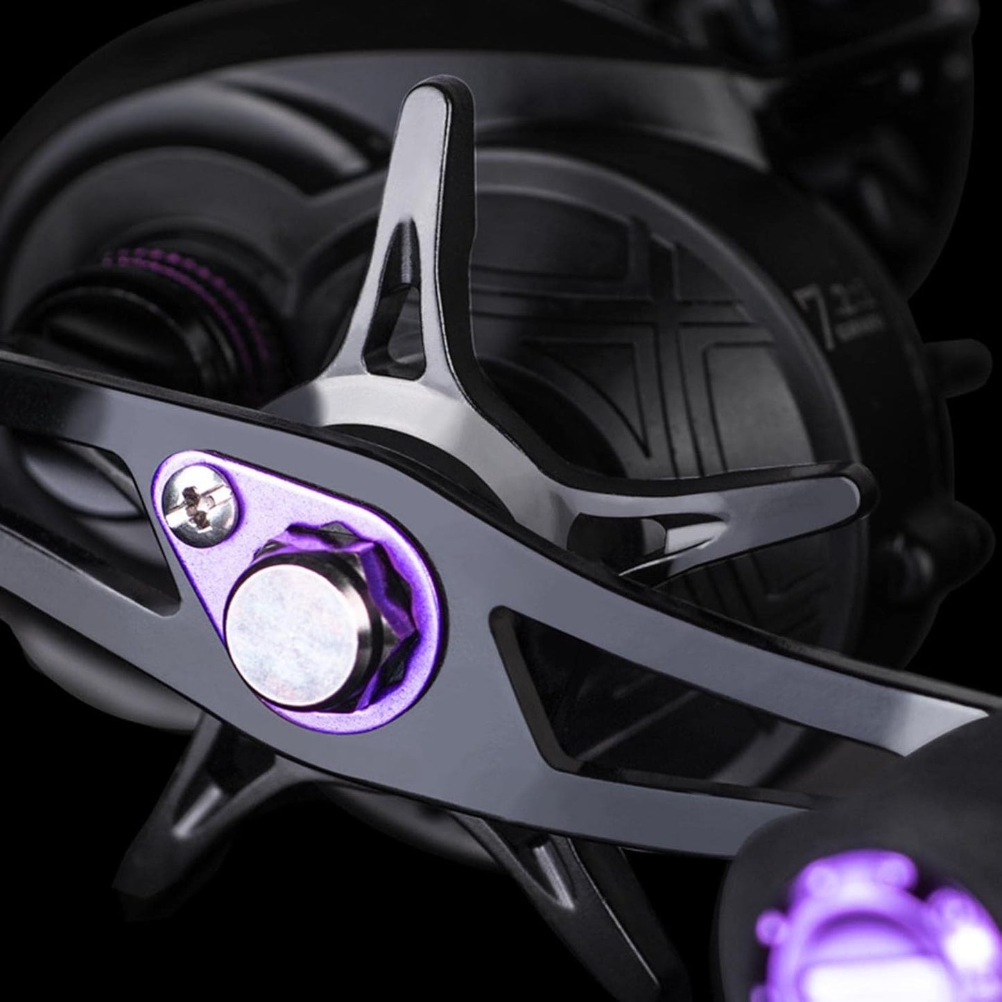 Baitcasting Fishing Reel, Baitcaster - Brake System, 7.2:1 Gear Ratio, 2+1 Stainless Steel Ball Bearings