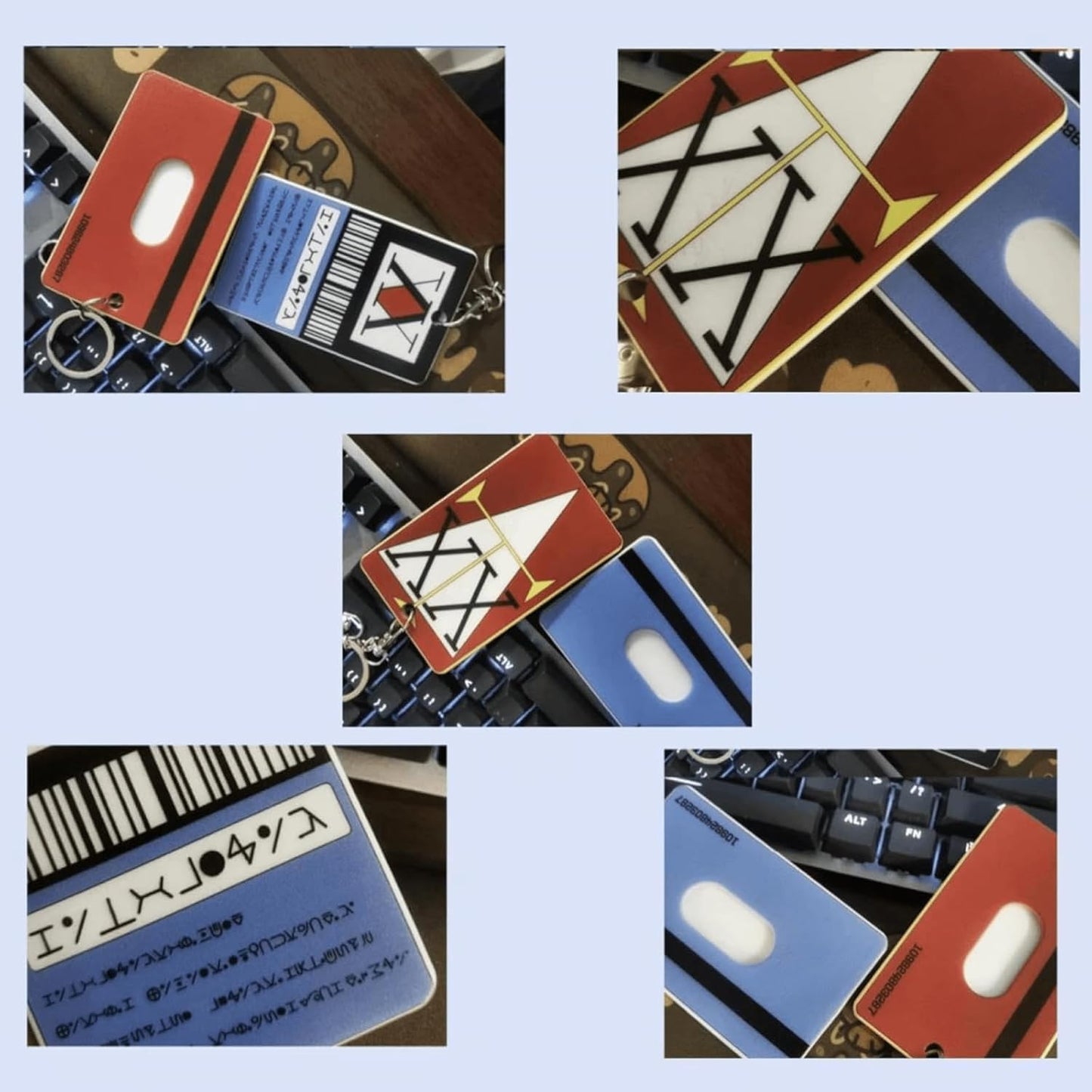 Hunter x Hunter Pass Case, Goods, IC Card Case, Commuter Pass Case, Employee ID Case, Gon Kilua Freakes, Illusion Brigade, HUNTER Card Cover, Student ID, Commuting to Work, School, Portable,