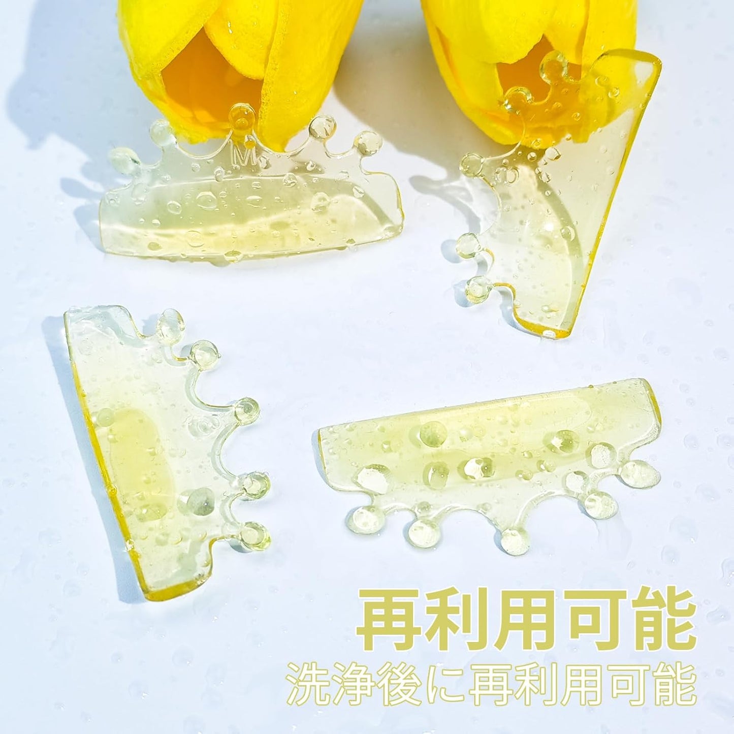 Libeauty Professional Rash Lift Guard Self-Adhesive Rash Lift Pads No Glue Reusable Silicone Private Logo Rash Lift Poles,4pcs/2 Size Cute Crown Shape DIY Eyelash Perma Rod