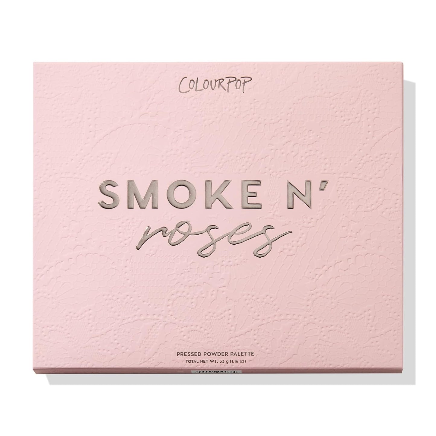 ColourPop Smoke N Roses Paleta de sombras de ojos, tonos rosey y ahumados con acabados metálicos y mate, maquillaje de ojos de alto pigmento con una fórmula de larga duración (1.16 onzas)